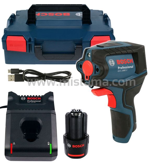 Cyfrowy termodetektor 12V GIS 1000C BOSCH L-BOXX 1x3,0Ah