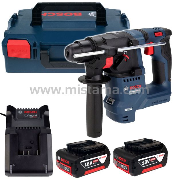 Akumulatorowy młot GBH 18V-18 BOSCH L-BOXX 2x5,0Ah