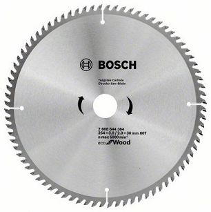 Tarcza pilarska 254/30mm Eco for Wood BOSCH (80 zębów)