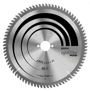 Tarcza pilarska 305/30mm Optiline Wood BOSCH (40 zębów)