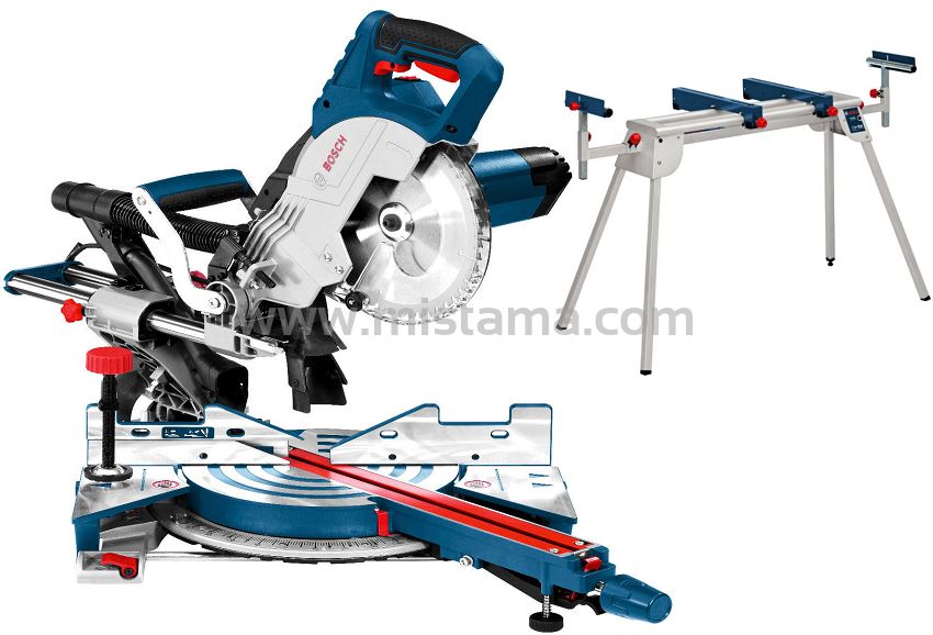 Ukośnica z posuwem GCM 8 SJL BOSCH + stół GTA 2600
