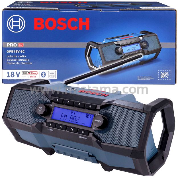 Radio Bluetooth powerbank ładowarka 18V 230V GPB 18V-3 C BOSCH