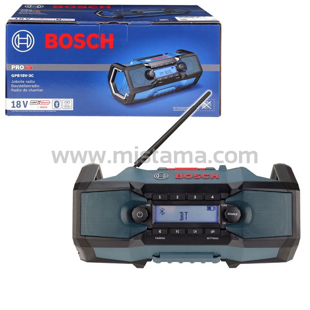 Radio Bluetooth powerbank ładowarka 18V 230V GPB 18V-3 C BOSCH
