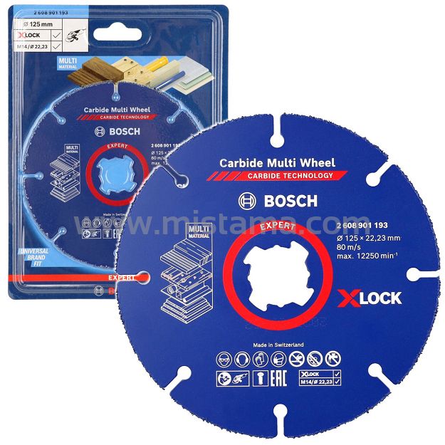 Tarcza widiowa 125mm Carbide Multi Wheel X-LOCK BOSCH EXPERT