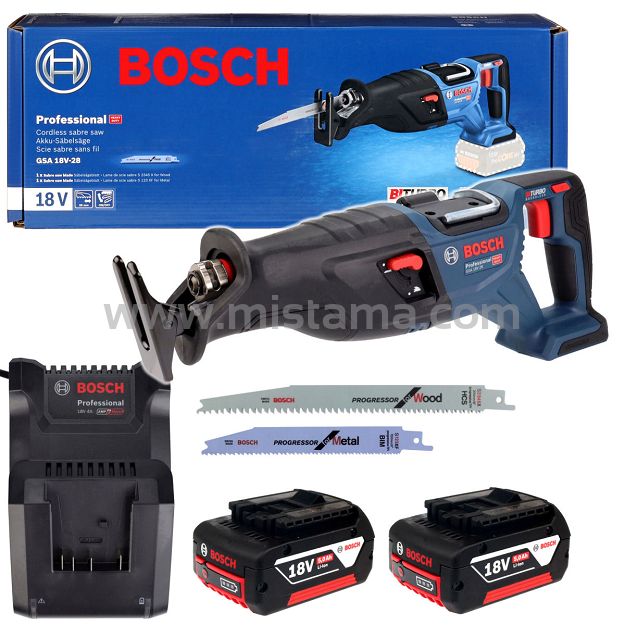 Piła szablasta 18V GSA 18V-28 BOSCH 2x5,0Ah