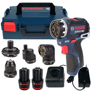 Wkrętarka akumulatorowa GSR 12V-32 FC BOSCH 2x2,0Ah L-BOXX + 4 uchwyty