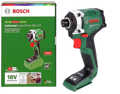 Zakrętarka udarowa 210 Nm UniversalImpactDrive 18V-210 BOSCH (korpus)