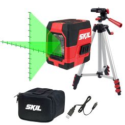 Laser krzyżowy zielony 1911 SKIL + statyw