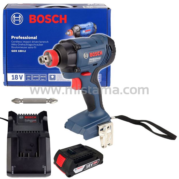 Klucz udarowy GDX 180-LI BOSCH 1x2,0Ah