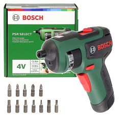 Wkrętarka 3,6V PSR SELECT BOSCH + 12 BITÓW