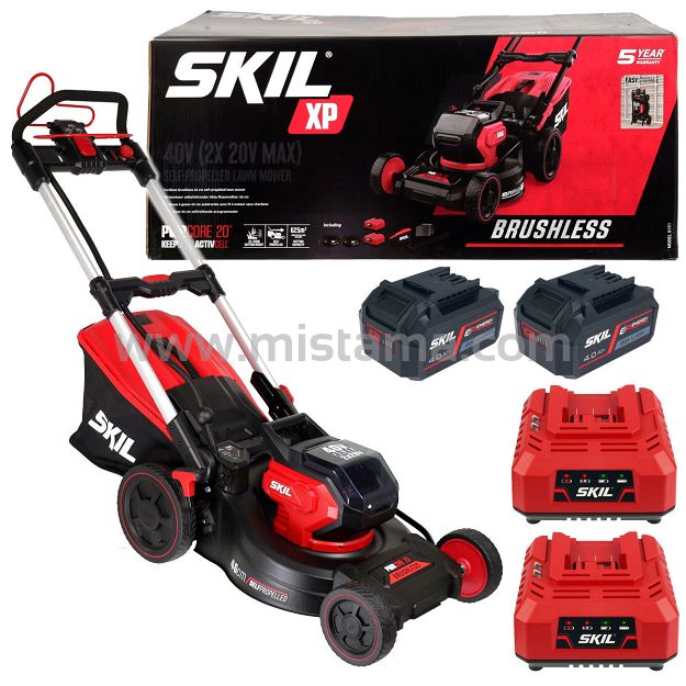 Kosiarka akumulatorowa z napędem 46cm 2x20V 0151 SKIL 2x4,0Ah