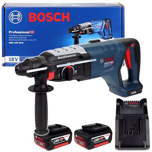 Akumulatorowy młot GBH 18V-28 D BOSCH 2x5,0Ah