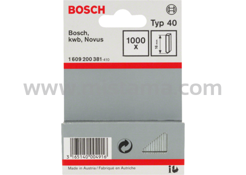 Sztyfty 16 mm TYP 40 BOSCH Professional