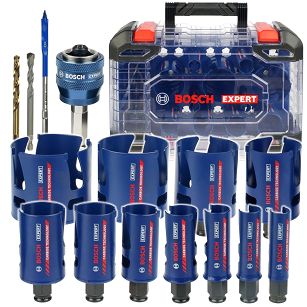 Zestaw 11 pił otwornic Construction Material BOSCH EXPERT