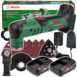 Narzędzie wielofunkcyjne UniversalMulti 18V-32 BOSCH 2x2,5Ah