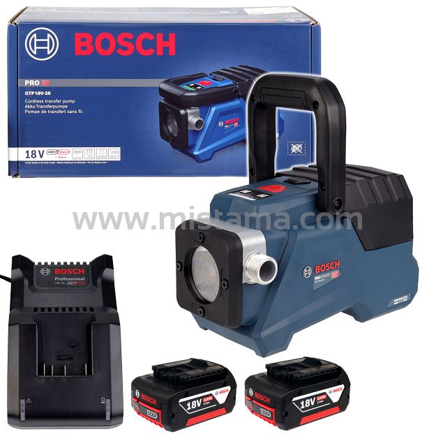 Akumulatorowa pompa do wody GTP 18V-28 BOSCH 2x5,0Ah