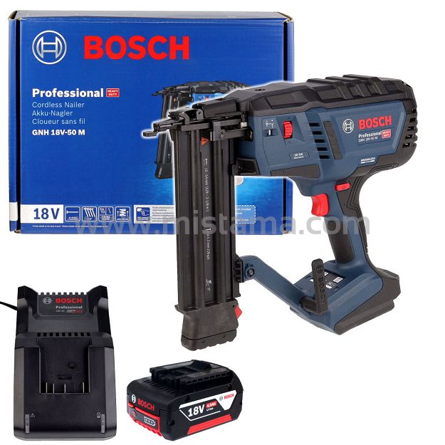 Gwoździarka akumulatorowa GNH 18V-50 M BOSCH 1x4,0Ah