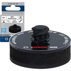 Talerz szlifierski 32mm do GEX 12V-32, GSS 12V-32 BOSCH zestaw 5 szt.