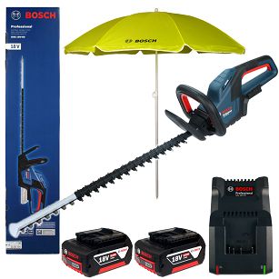 Sekator 18V GHE 18V-60 BOSCH 2x5,0Ah
