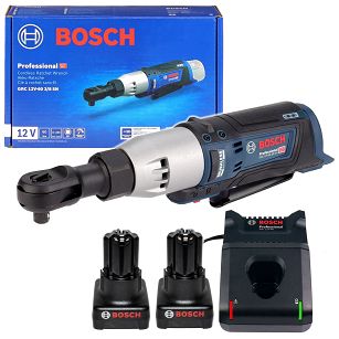 Kątowy klucz grzechotkowy 3/8" GRC 12V-60 SN BOSCH 2x4,0Ah