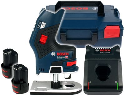 Frezarka krawędziowa GKF 12V-8 BOSCH 2x3,0Ah L-BOXX