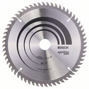 Tarcza pilarska 235/30mm Optiline Wood BOSCH (60 zębów)