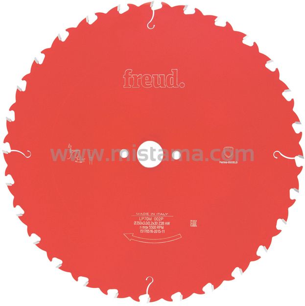 Piła tarcza widiowa 315/30 mm 24 zęby LP70M 003P FREUD do drewna