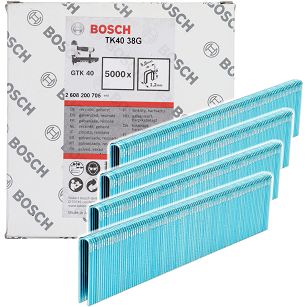 Zszywki 38mm z wąskim grzbietem typ TK40 38G BOSCH 5000 szt.