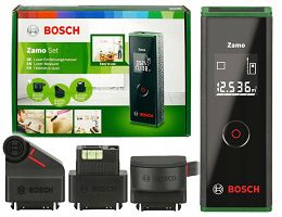 Dalmierz laserowy ZAMO 3 SET BOSCH + 3 adaptery