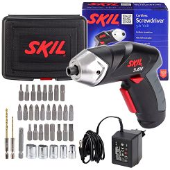 Wkrętak akumulatorowy 3,6V 2436 SKIL + walizka + osprzęt (WYPRZEDAŻ!)