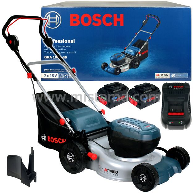 Kosiarka akumulatorowa 46cm 2x18V (36V) GRA 18V2-46 BOSCH 2x8,0Ah