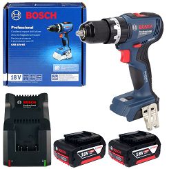 Wkrętarka z udarem 65Nm GSB 18V-65 BOSCH 2x4,0Ah