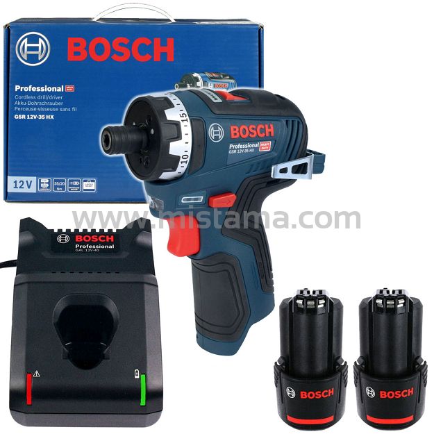 wkrętarka GSR 12V-35 HX BOSCH 2x3,0Ah