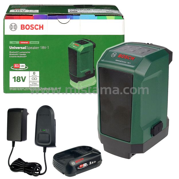 Głośnik Bluetooth 18V UniversalSpeaker 18V-1 BOSCH 1x2,5Ah