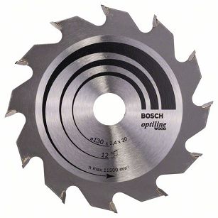 Tarcza pilarska 130/20mm Optiline Wood BOSCH (12 zębów)