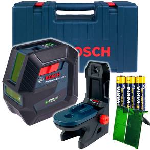 Laser krzyżowy GCL 2-50 G BOSCH + UCHWYT + WALIZKA