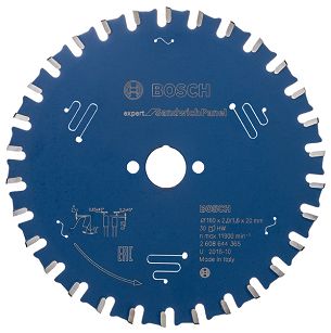 Tarcza pilarska 160/20mm Expert for Sandwich Panel BOSCH (30 zębów)