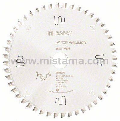 Tarcza pilarska 216/30mm Best for Wood BOSCH (48 zębów)