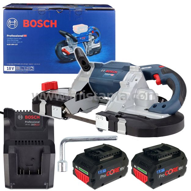 Pilarka taśmowa akumulatorowa GCB 18V-127 BOSCH 2x8,0Ah
