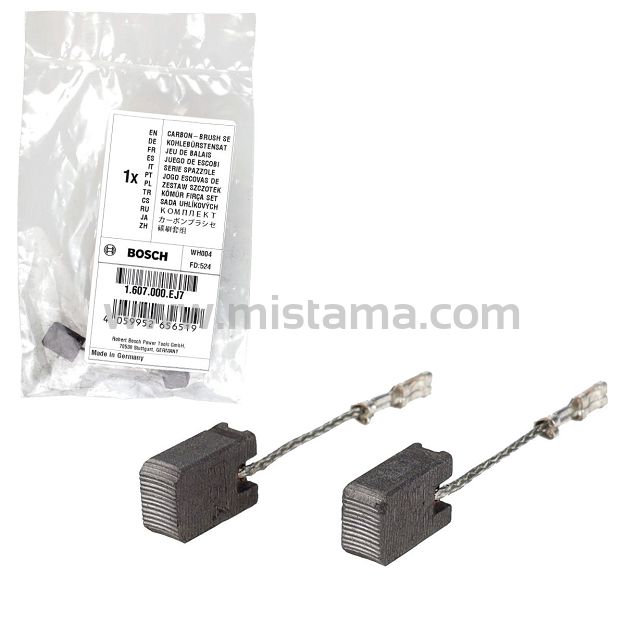 Szczotki węglowe do szlifierki GWS 14-125, GWS 17-125, GWX 14, GWX 17 BOSCH