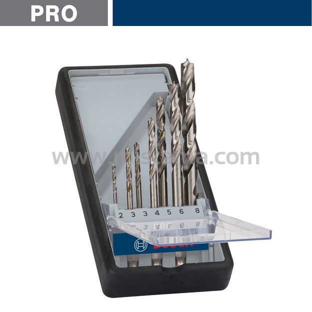 Zestaw 7 wierteł do drewna HSS BRAD POINT BOSCH PRO