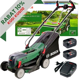 Kosiarka akumulatorowa 18V UniversalRotak 2x18V-37-550 BOSCH 2x6,0Ah
