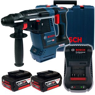 Młotowiertarka GBH 18V-26 BOSCH 2x5,0Ah + walizka