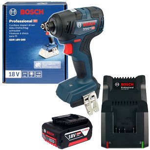 Klucz udarowy GDR 18V-200 BOSCH 1x4,0Ah