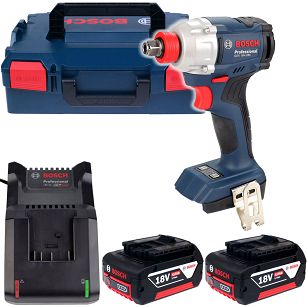 Klucz udarowy 285 Nm GDX 18V-285 BOSCH 2x4,0Ah L-BOXX