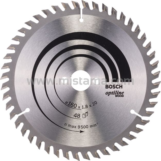 Tarcza pilarska 160/20mm Optiline Wood BOSCH (48 zębów)