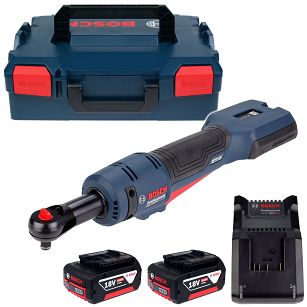 Kątowy klucz grzechotkowy 3/8" GRC 18V-60 BOSCH L-BOXX 2x4,0Ah