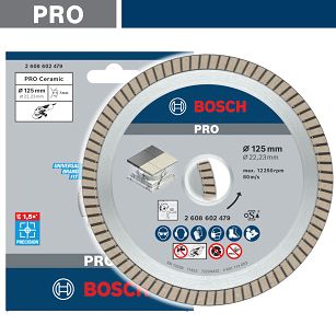 Tarcza diamentowa 125 mm BOSCH PRO (twardy gres, ceramika)