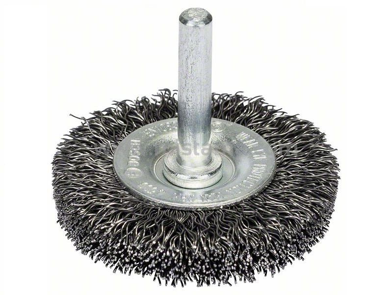 Szczotka tarczowa druciana 75mm BOSCH (drut falisty)