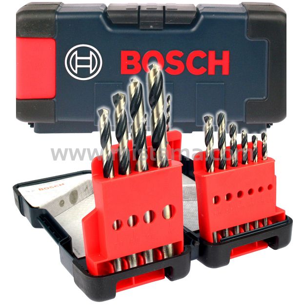 Zestaw 18 wierteł do stali BOSCH HSS POINTTEQ